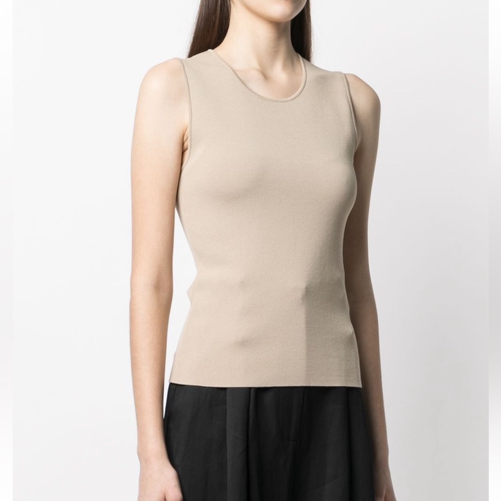PAROSH roundneck sleeveless tank top